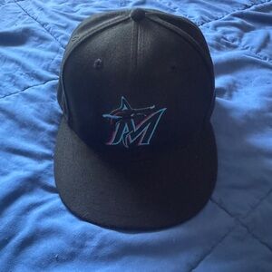 Miami Marlins On-Field Cap - 2019-Present